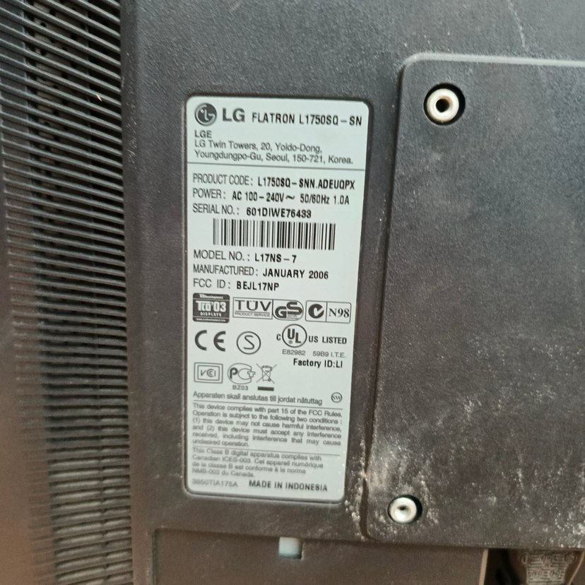 LG Gri Monitör 17 İnç - Görsel 3