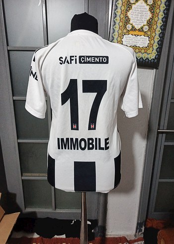 Beyaz Siyah Erkek Spor Forma Tişört - Görsel 2