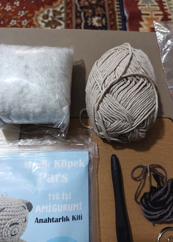 MAKERCO Anahtarlık Kiti - Amigurumi Ayı - Görsel 4