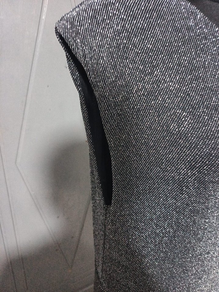 Gri Örme Mini Kadın Elbise - Görsel 2