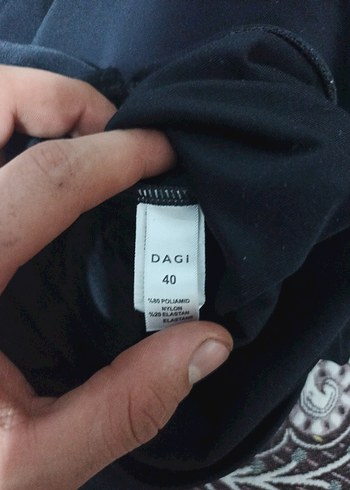 Dantel Detaylı Siyah Mayo - Görsel 3