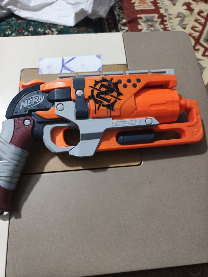 Turuncu Nerf Oyuncak Tabanca - Görsel 3