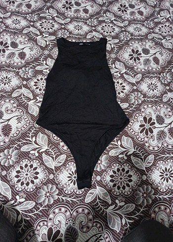 Dantel Detaylı Siyah Bohem Monokini - Görsel 2