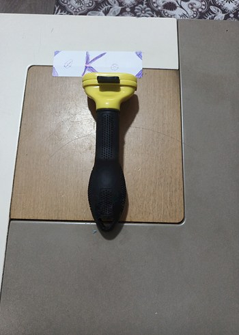 Sarı Kedi Tüy Toplama Fırçası - Görsel 2