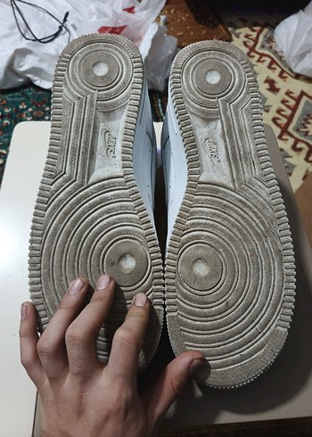 Beyaz Bağcıklı Spor Ayakkabı - Görsel 5