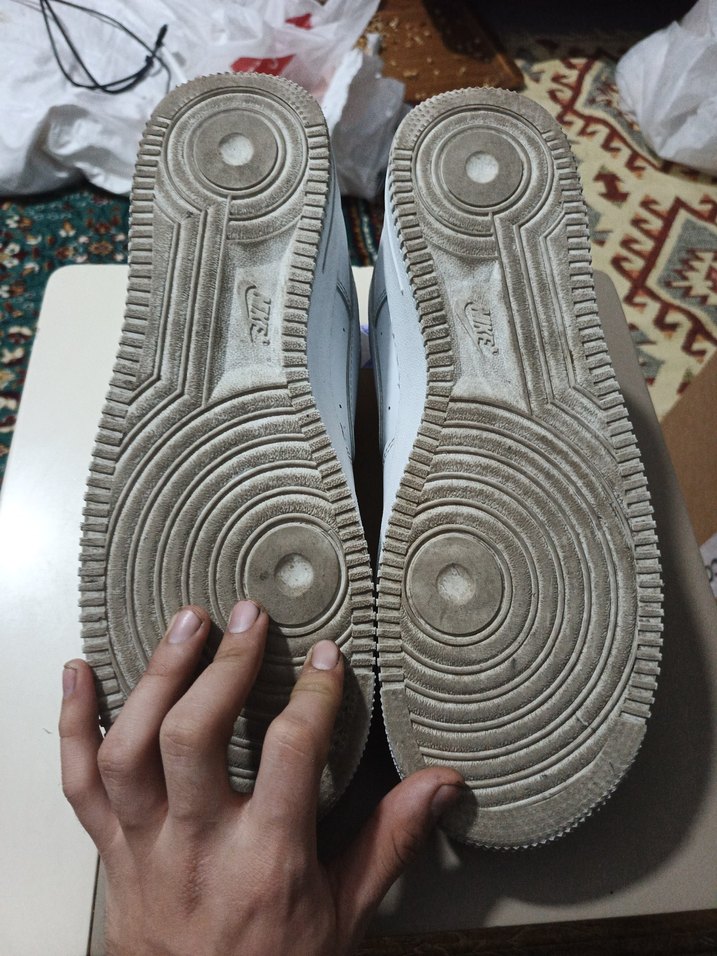 Beyaz Bağcıklı Spor Ayakkabı - Görsel 5