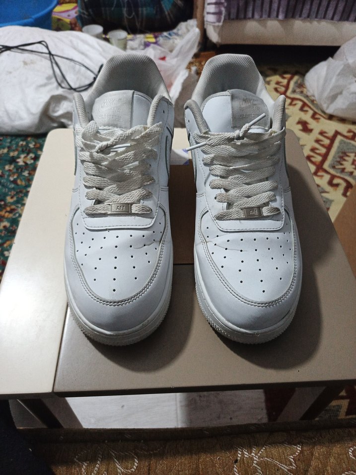 Beyaz Bağcıklı Spor Ayakkabı - Görsel 2