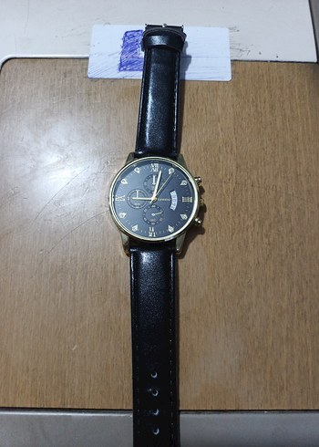 Siyah Minimalist Erkek Biker Saat - Görsel 4