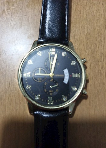 Siyah Minimalist Erkek Biker Saat - Görsel 2