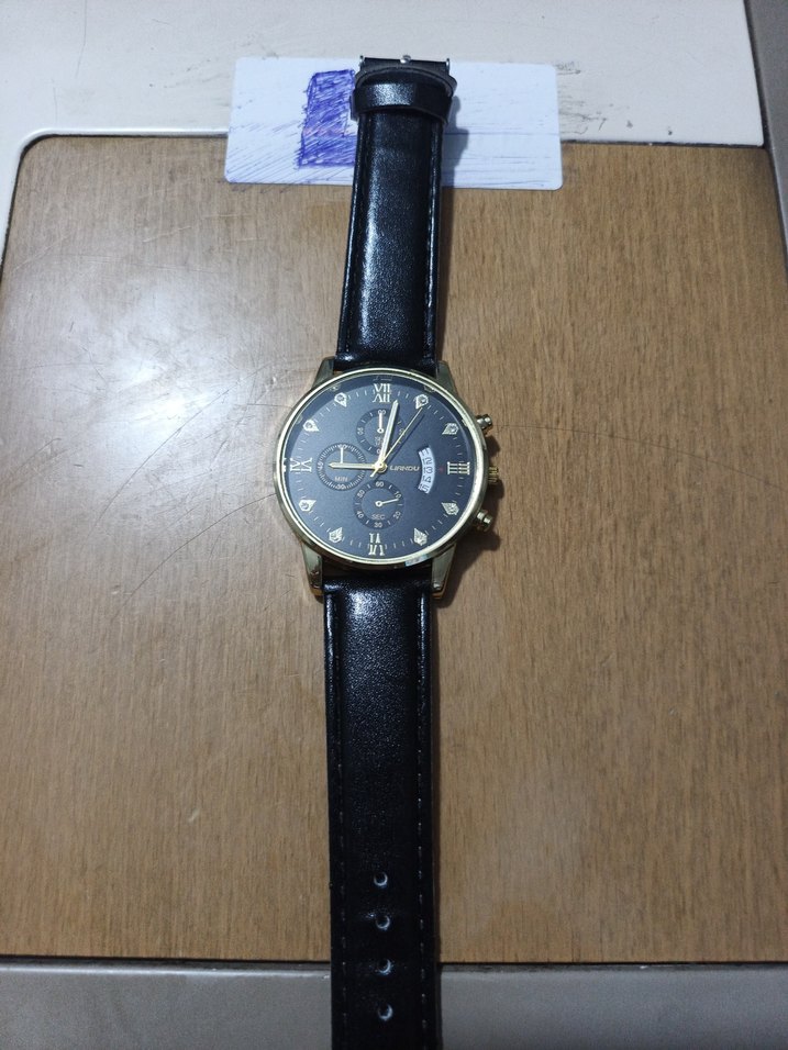 Siyah Minimalist Erkek Biker Saat - Görsel 4