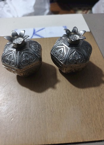 Gümüş Renkte Nar Lokumluk - Görsel 2