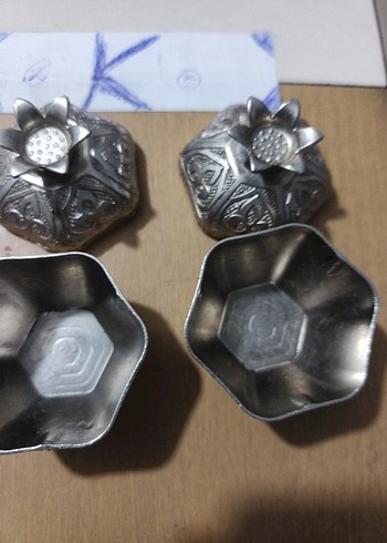 Gümüş Renkte Nar Lokumluk - Görsel 4