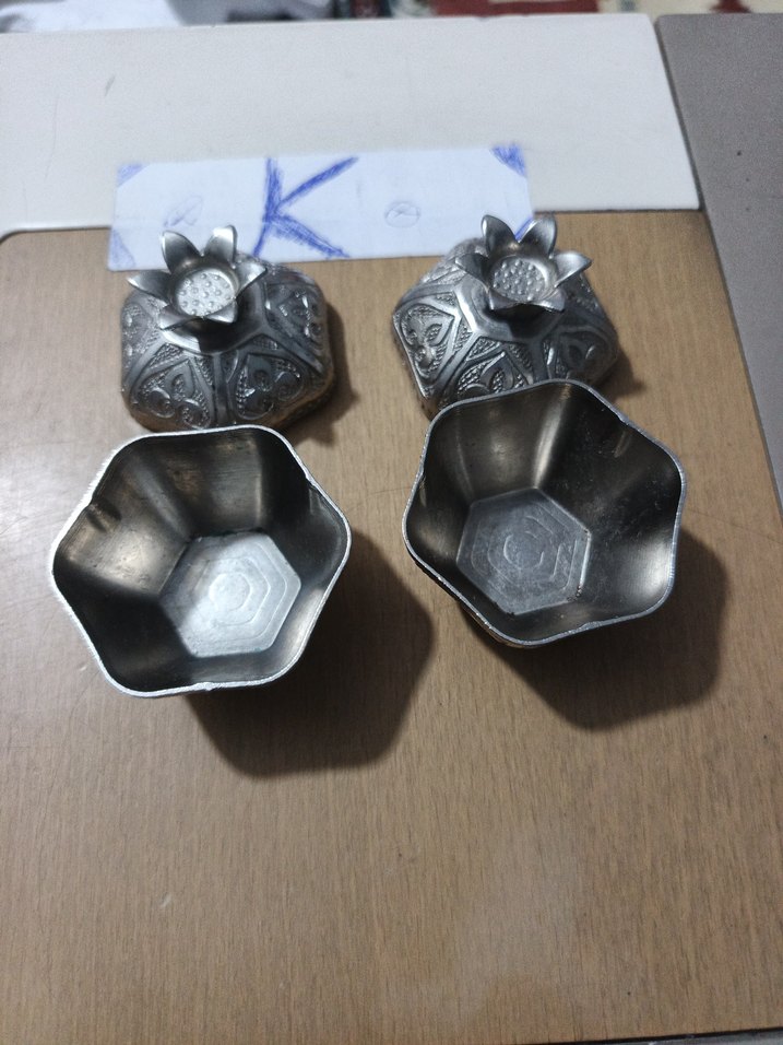 Gümüş Renkte Nar Lokumluk - Görsel 3