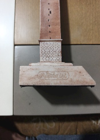 Adana İşi Eskitme Büyük Saat Biblo 35 cm - Görsel 5