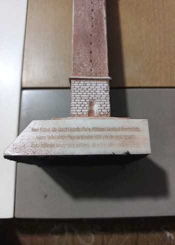 Adana İşi Eskitme Büyük Saat Biblo 35 cm - Görsel 3