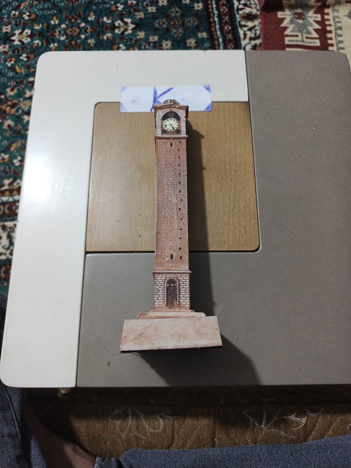 Adana İşi Eskitme Büyük Saat Biblo 35 cm - Görsel 2