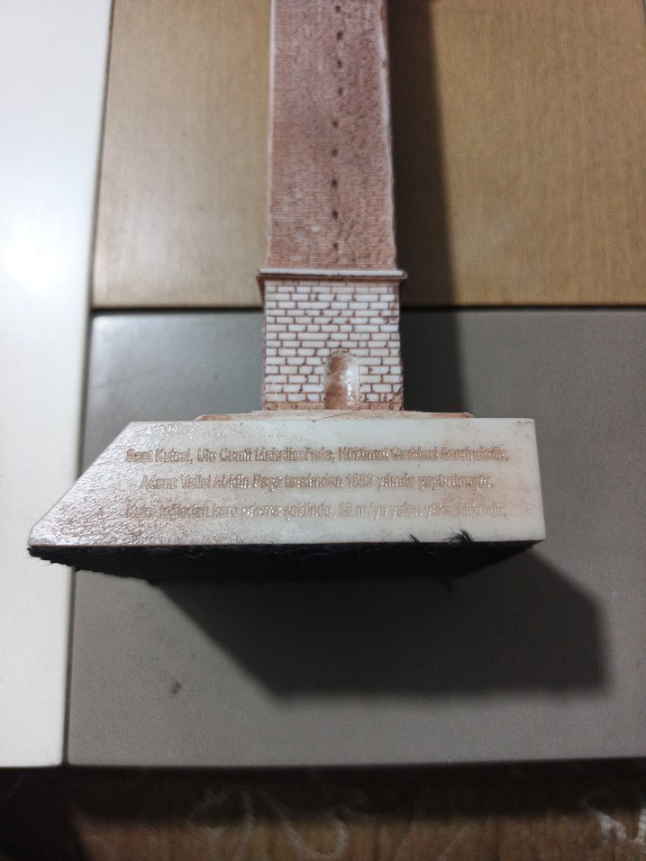 Adana İşi Eskitme Büyük Saat Biblo 35 cm - Görsel 3