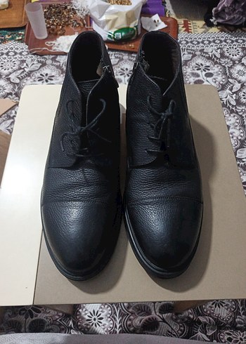 Siyah Bağcıklı Erkek Kauçuk Bot - Görsel 2