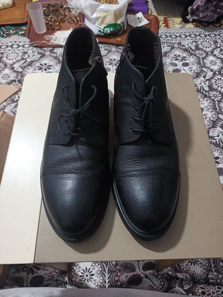 Siyah Bağcıklı Erkek Kauçuk Bot - Görsel 2