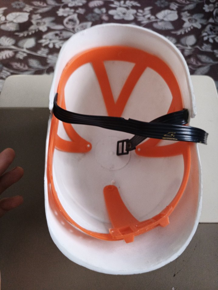 Beyaz Parlak  Polis Kaskı - Görsel 2