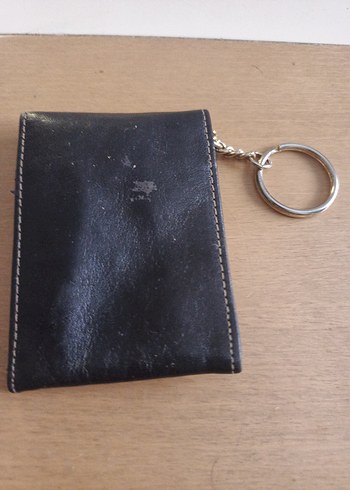 Siyah Minimalist Erkek Cüzdan Anahtarlık - Görsel 2