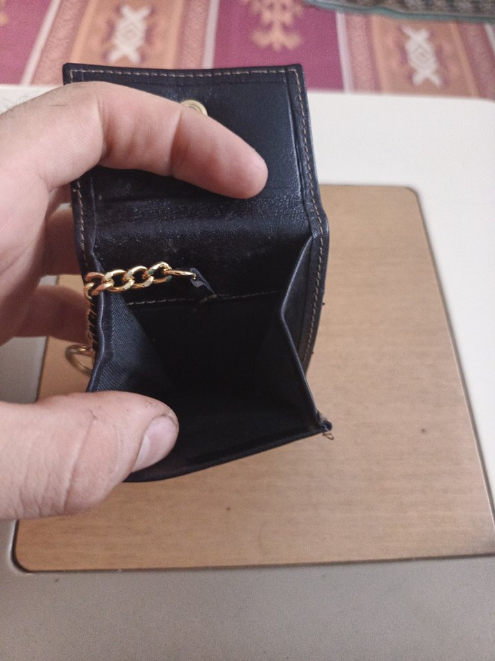 Siyah Minimalist Erkek Cüzdan Anahtarlık - Görsel 3