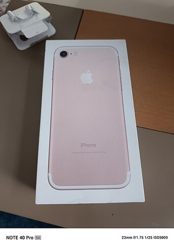 iPhone 7 rose Gold 32gb boş kutu 