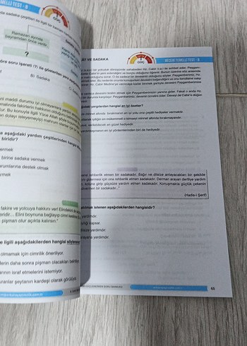 Güçlendiren Din Kültürü Soru Bankası 8. Sınıf