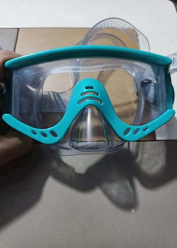 Turkuaz Transparan Yüzme Gözlüğü - Görsel 2