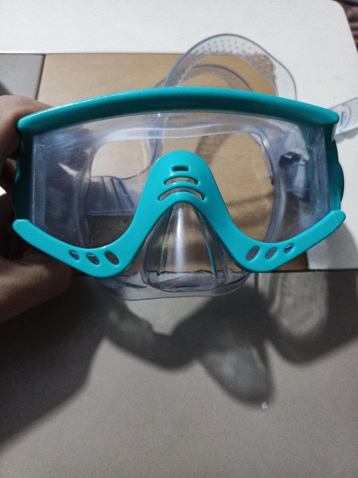 Turkuaz Transparan Yüzme Gözlüğü - Görsel 2