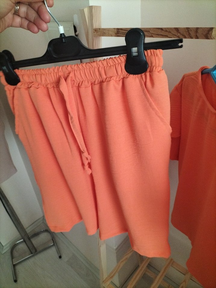 9,10 kız çocuk tişört şort takim - Görsel 5