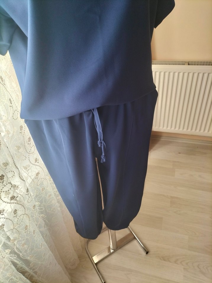 Lacivert Şalvar pantolon tişört takim - Görsel 5