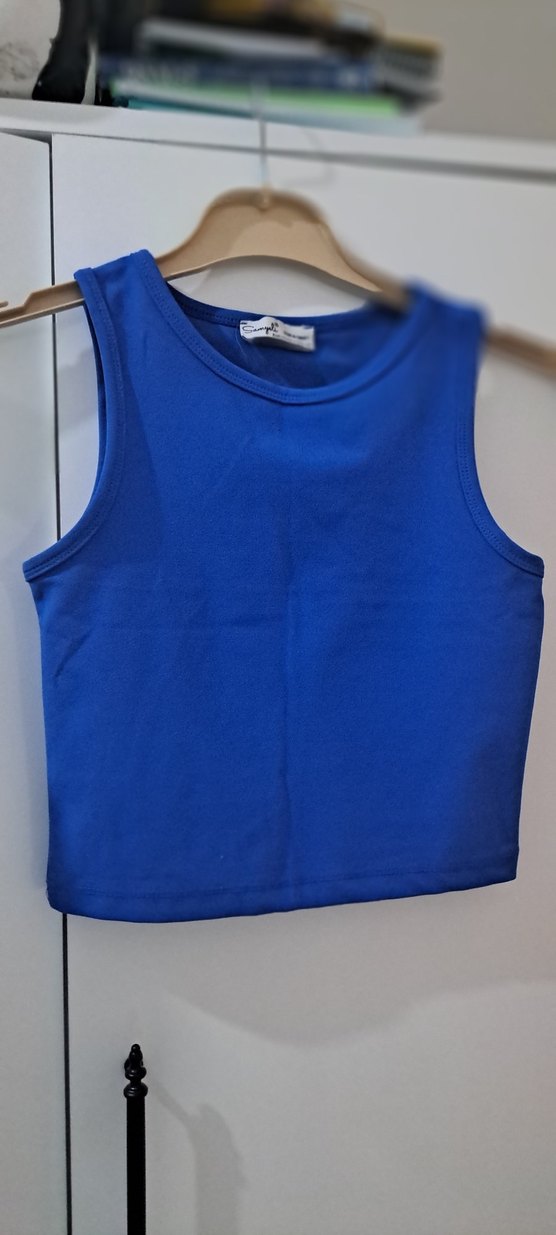 Spor Mavi Kolsuz Mini Atlet - Görsel 2