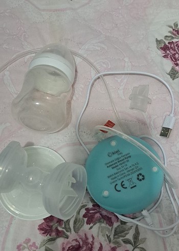 Beyaz Kiwi Baby Göğüs Pompası - Görsel 2