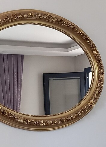 Atın varaklı salon aynası 