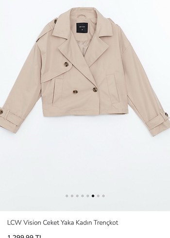 LCW Vision Bej Kadın Trençkot - Görsel 2