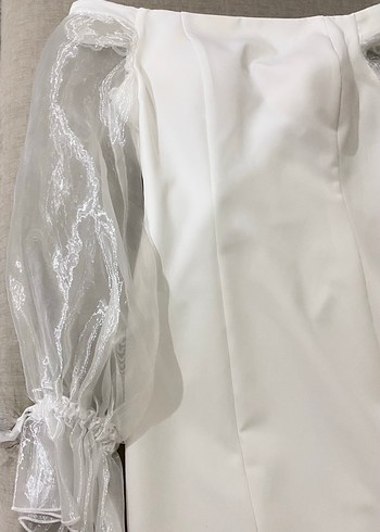 Beyaz söz,isteme,nişan elbise - Görsel 3