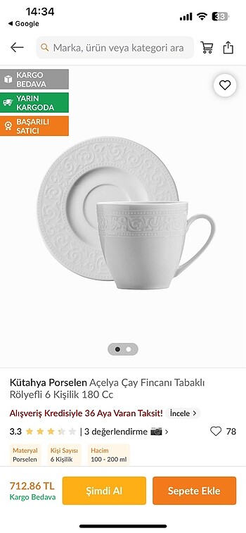 Fincan takımı