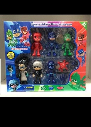 pjmasks 6li figür seti