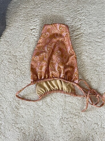 38 Beden turuncu Renk Trendyolmilla bikini takımı
