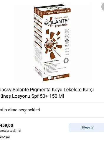 solente güneş kremi