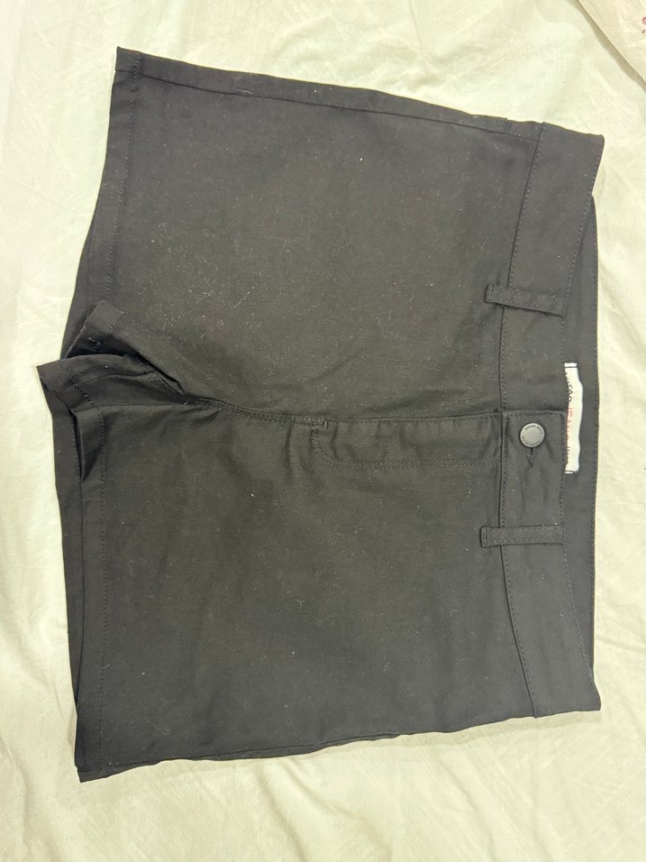 Siyah Kadın Denim Midi Pantolon - Görsel 3