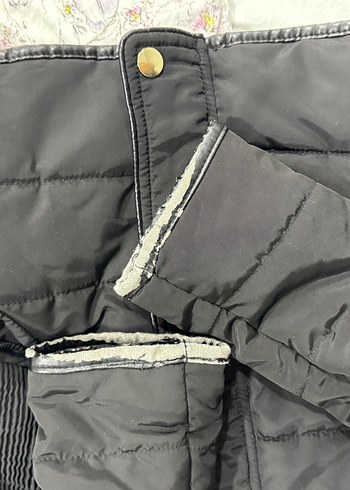 Siyah Kürklü Kadın Kışlık Mont - Görsel 4