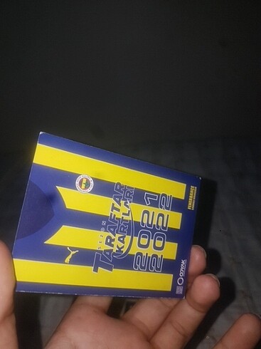Beden Renk Fener bahçe oyuncuları imzalı kart