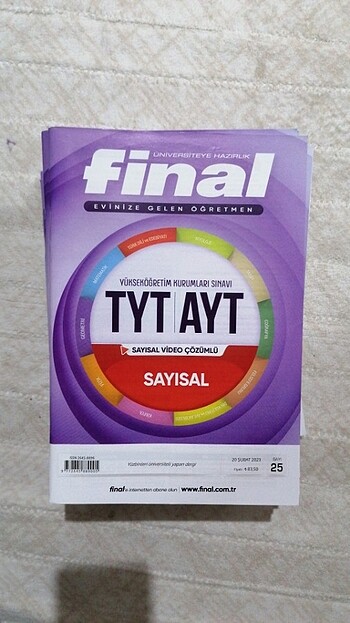  Beden Final yayınları tyt ayt sayısal soru dergileri 