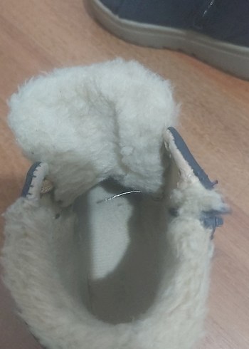 Kız Çocuk Mavi Kürklü Bot - Görsel 5