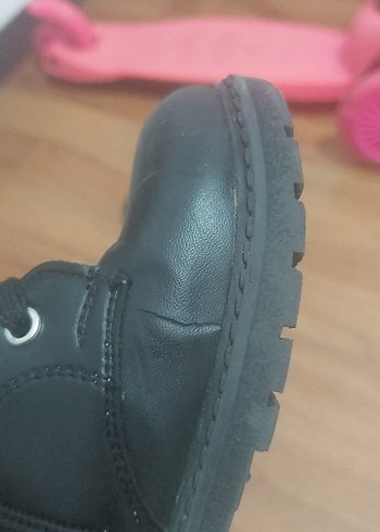 Erkek Çocuk Siyah Deri Bot - Görsel 6