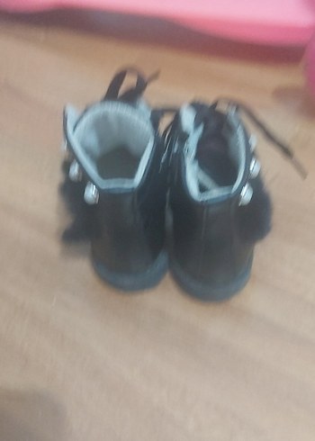 Erkek Çocuk Siyah Deri Bot - Görsel 3