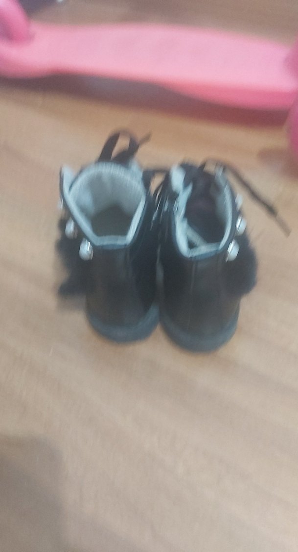 Erkek Çocuk Siyah Deri Bot - Görsel 3