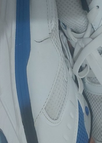 Beyaz Bağcıklı Spor Erkek Sneakers - Görsel 6